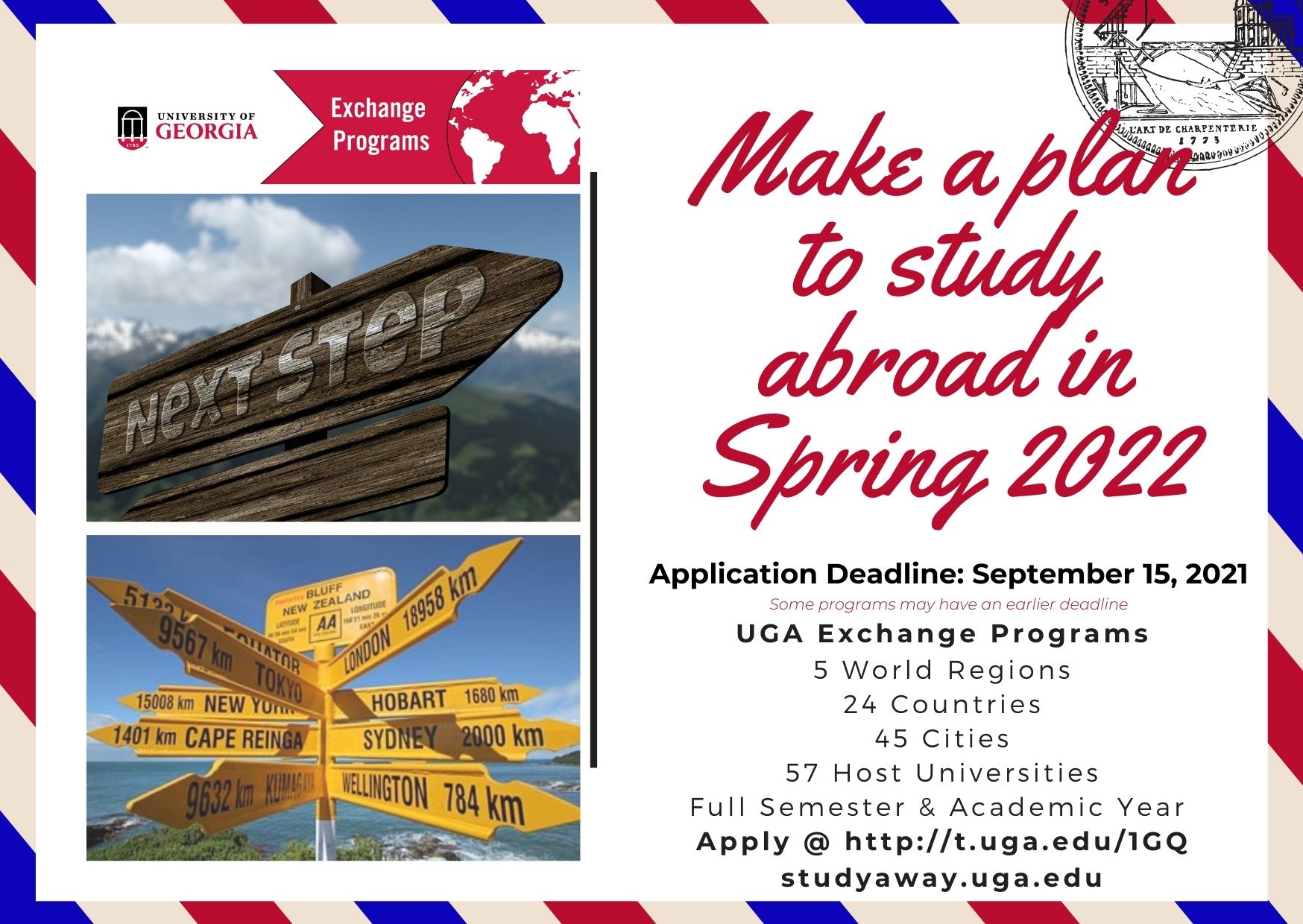 UGA Exchange Make a Plan to Study Abroad in Spring 2022