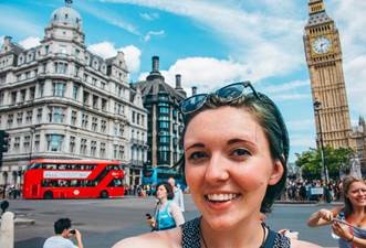 student selfie big ben