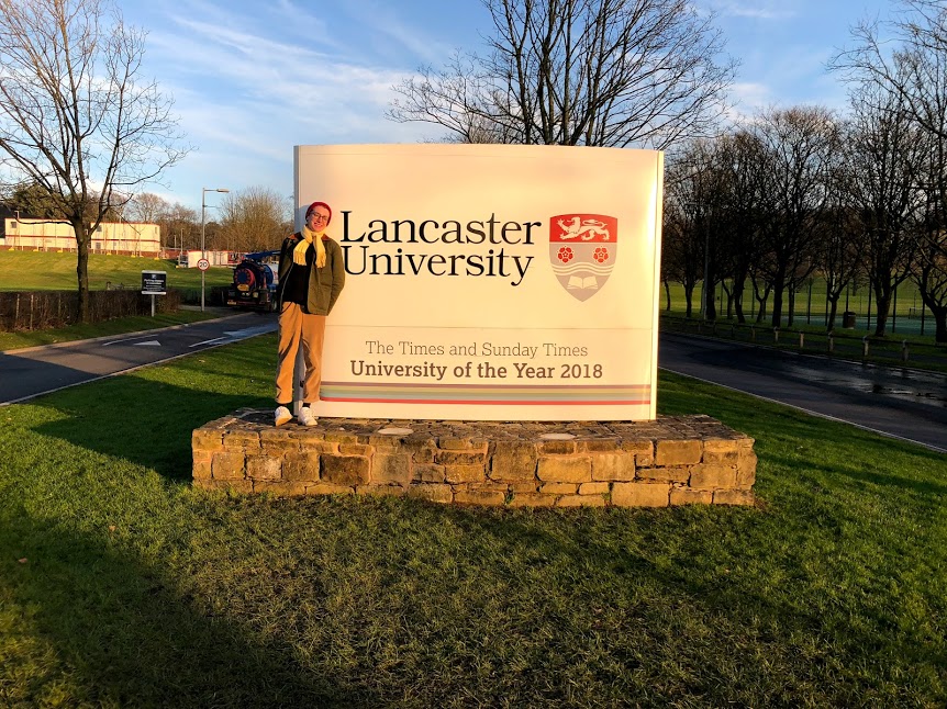student lancaster university sign